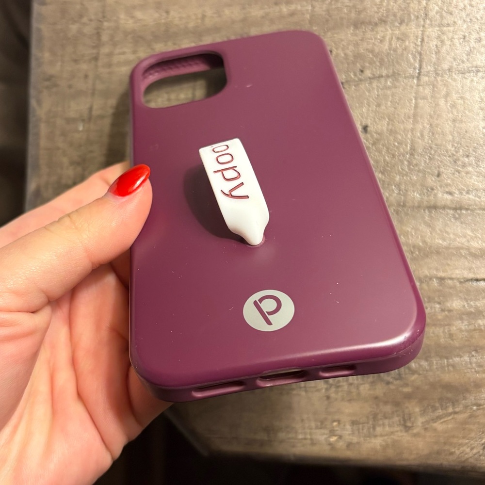Loopy iPhone 12 Pro case Burgundy - Picture 2 of 7